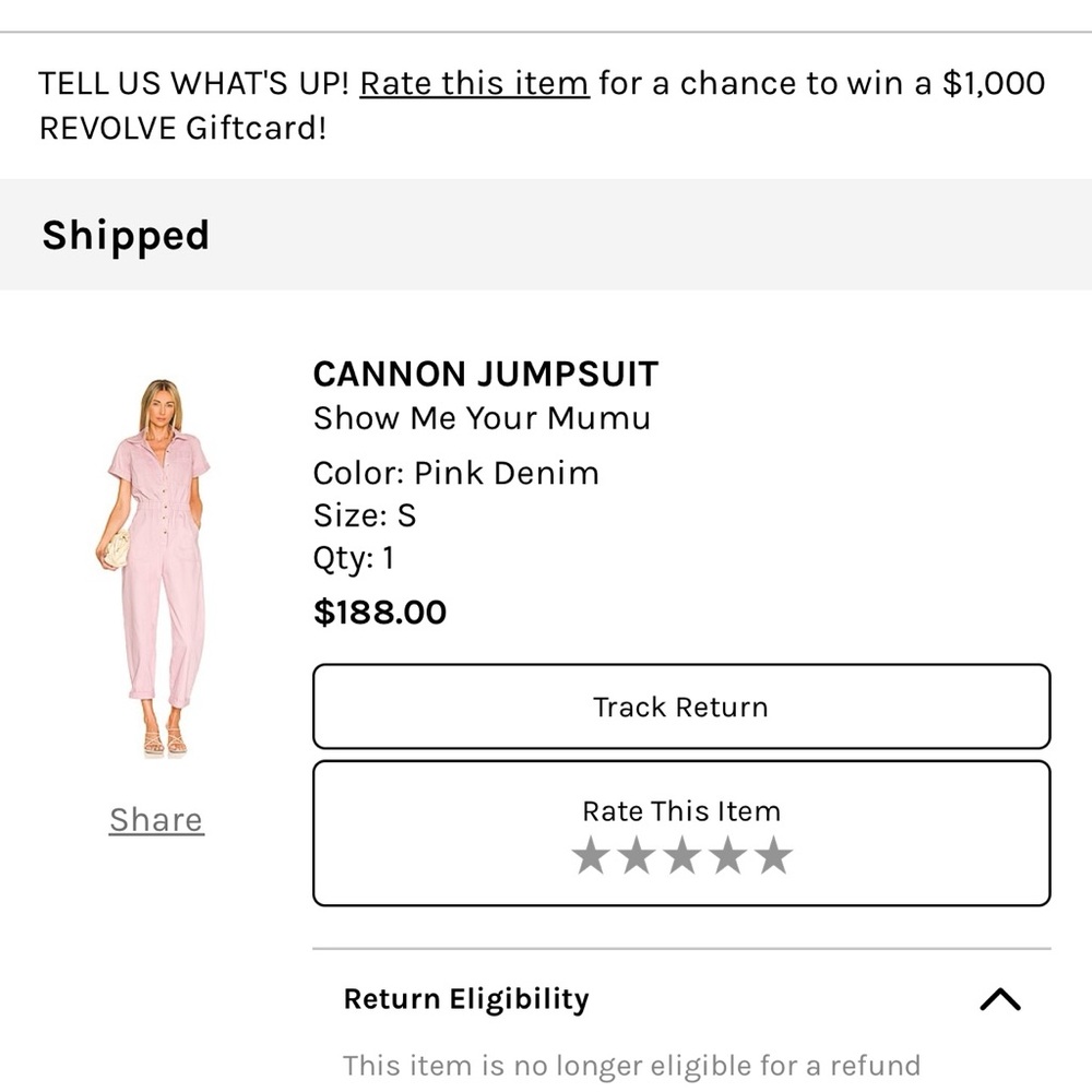 Show me your mumu revolve pink jumpsuit